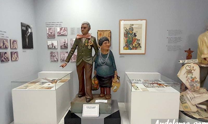 Ninots en el Museo de les Fogueres de Alicante